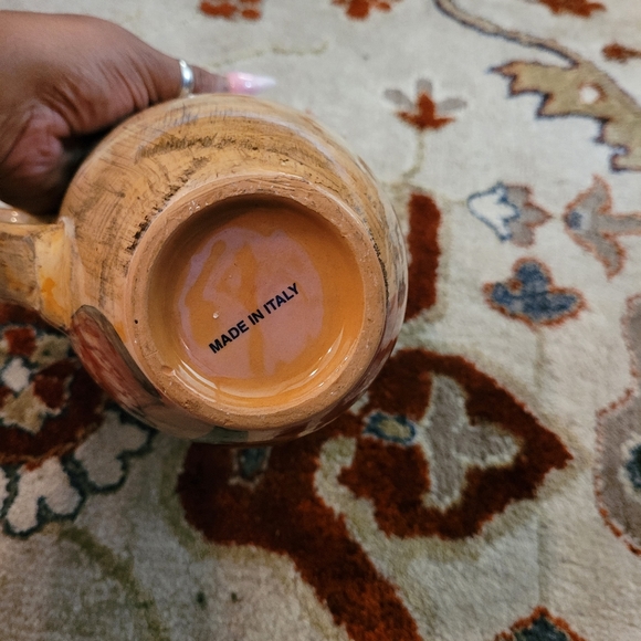 MARCO E CRISTINA Father Christmas PITCHER Santa  Made in Italy 8" Tall - Picture 4 of 6